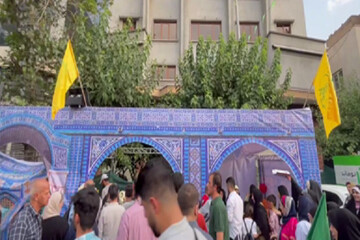 تہران، عید غدیر کے موقع پر لبنانی  موکب