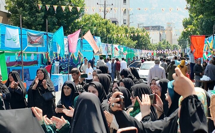 برگزاری مهمانی کیلومتری غدیر  با پوشش ۲٠٠ موکب در شهر یاسوج