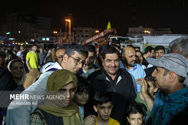 محمد مخبر سرپرست ریاست جمهوری در مهمونی کیلومتری عید غدیر