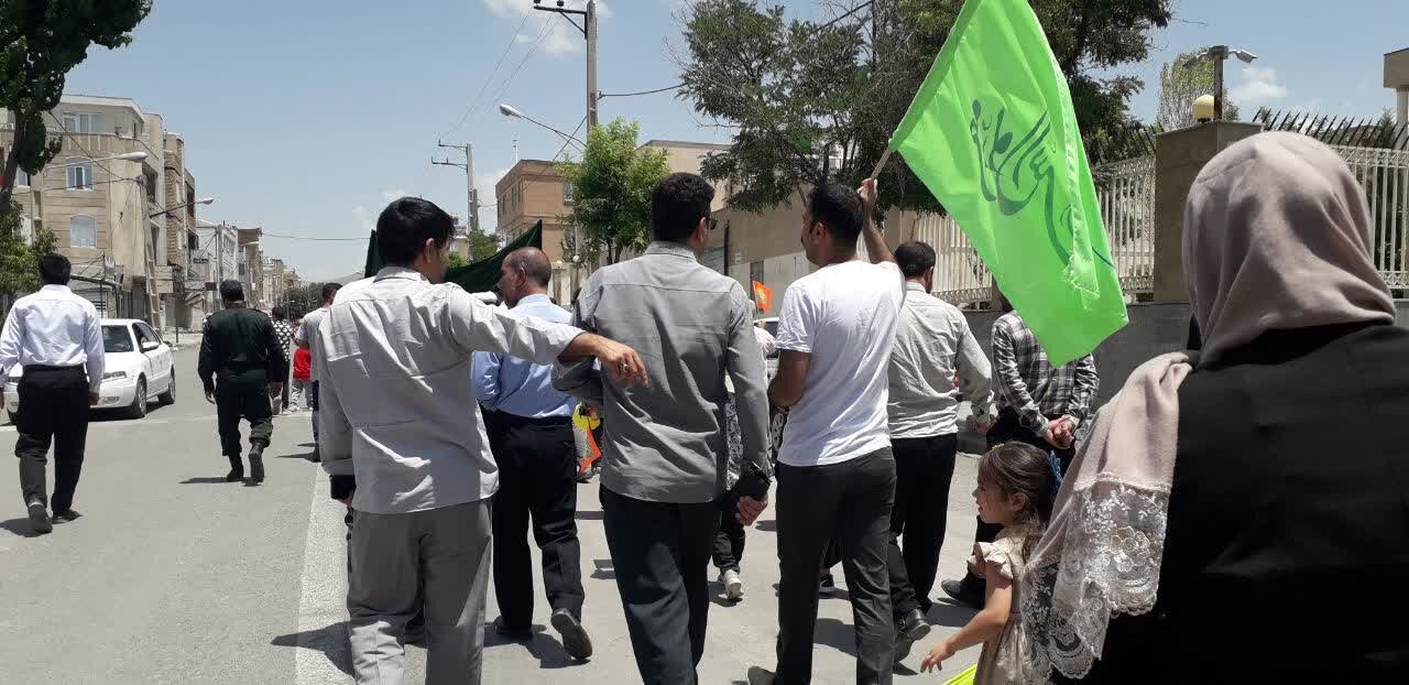 همایش پیادهروی غدیر در کامیاران برگزار شد