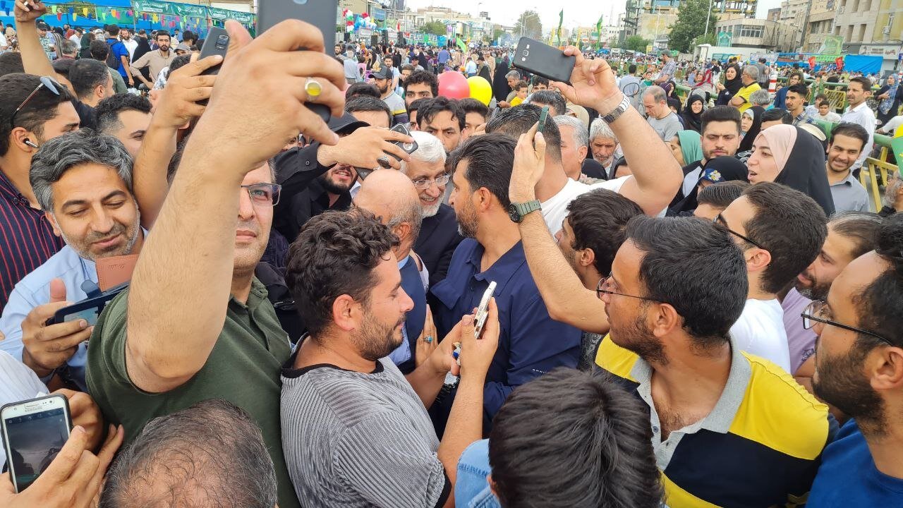 حضور سعید جلیلی در جشن غدیر مردم تهران
