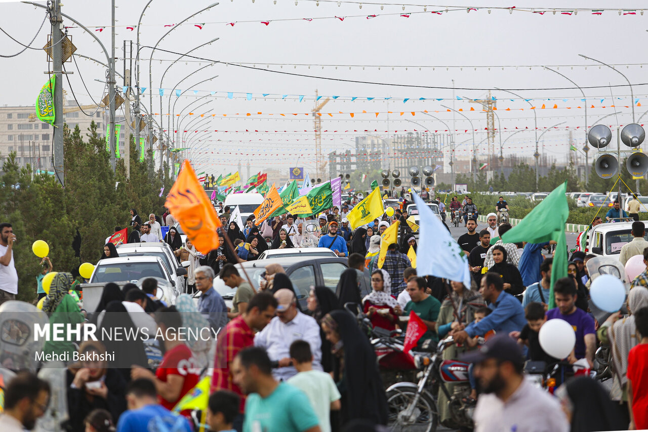 بیعت مردم قم با امام زمان (عج) در روز عید غدیر