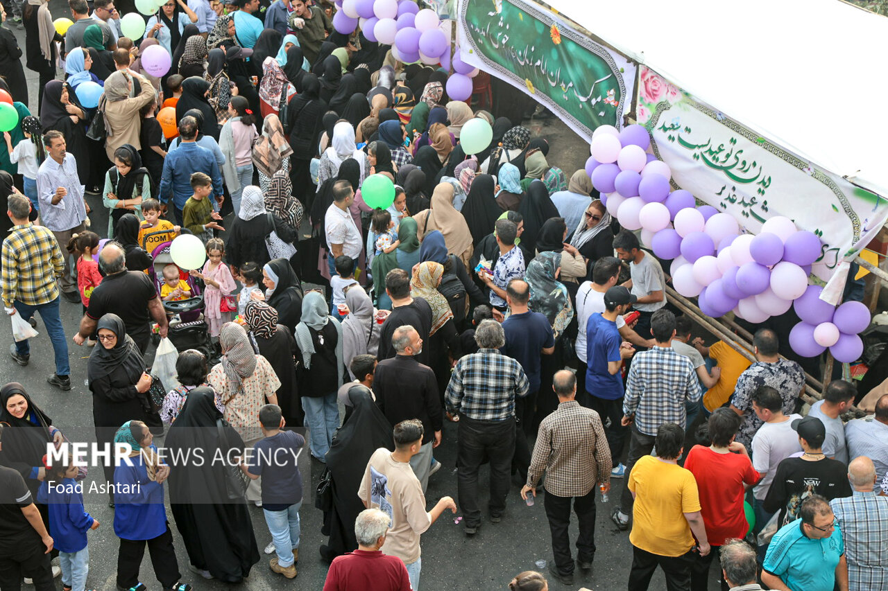 کاروان شادی عید غدیر در بجنورد برگزار شد