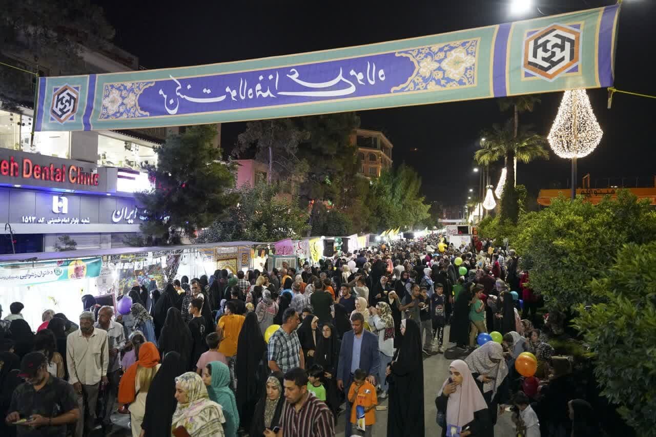 برگزاری مهمونی کیلومتری غدیر و شادپیمایی در فارس