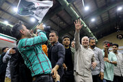 اجتماع هواداران «محمدباقر قالیباف» در ورزشگاه شهید شیرودی