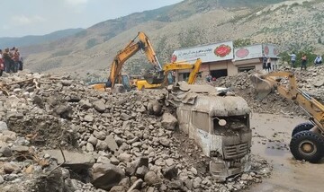 ۲ راه روستایی بخش دالخانی مسدود است/ ادامه امدادرسانی در سوادکوه