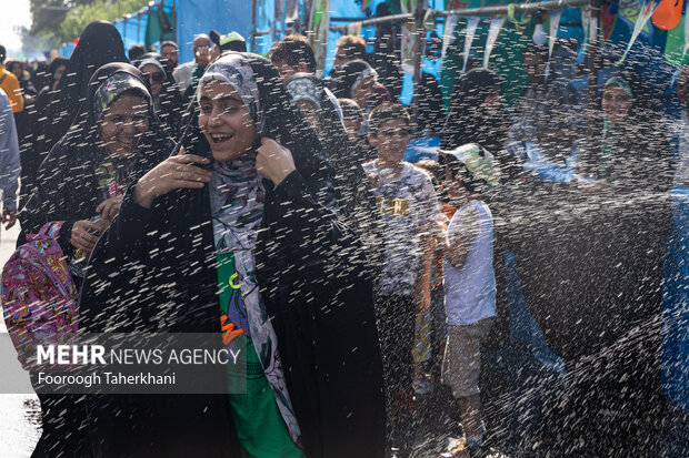 مهمونی پردیس ۲کیلومتری شد؛برپایی ۱۲۰ موکب در قرچک