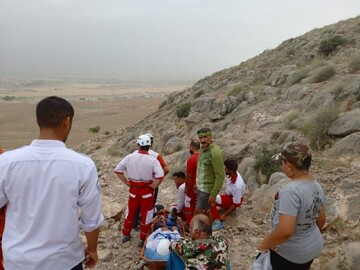 سقوط  جوان ۳۵ ساله از ارتفاعات دالان آشخانه