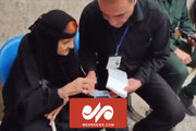 حضور پیرزن ۱۰۰ ساله خوزستانی پای صندوق‌ رای