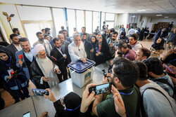 زنجان میں صدارتی انتخابات میں پولنگ کے مناظر