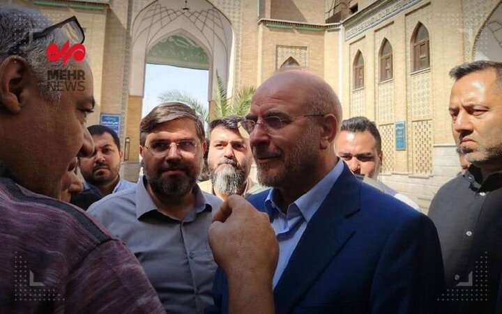 Cumhurbaşkanı adayı Galibaf oyunu kullandı Cumhurbaşkanı adayı Galibaf oyunu kullandı