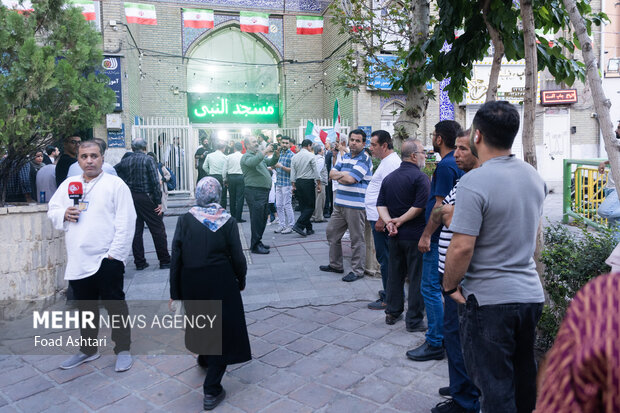 انتخابات چهاردهمین دوره ریاست جمهوری در مسجد النبی(ص) تهران
