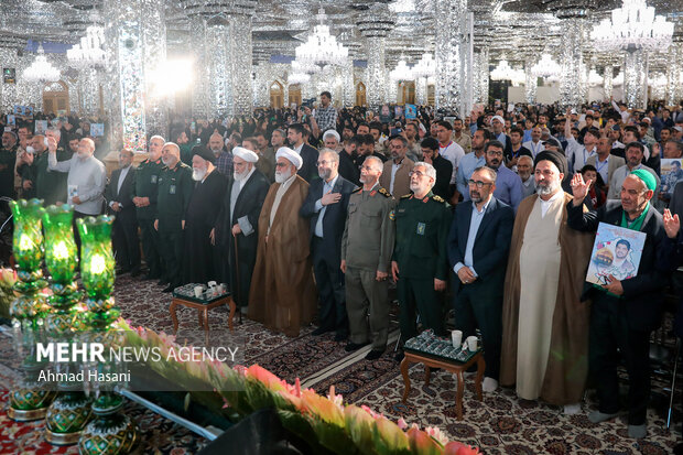 عقد المؤتمر الأول لشهداء المراقد المقدسة وجبهة المقاومة في مدينة مشهد المقدسة