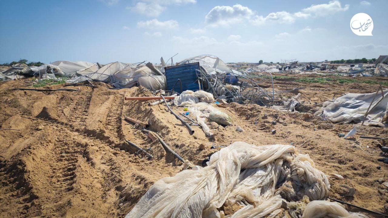 تخریب آخرین سبد غذایی فلسطینیان در جنوب نوار غزه