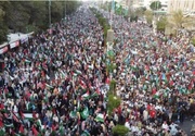کراچی، غزہ میں جنگ بندی اور فلسطین کی حمایت میں شاندار عوامی ریلی