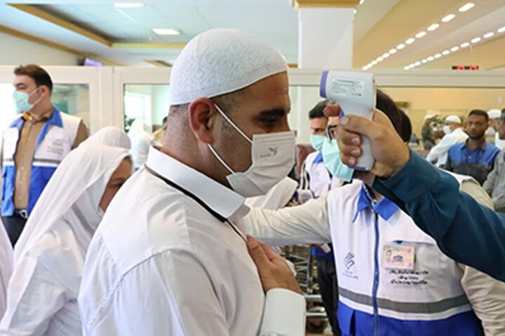 مراقبتهای بهداشتی حجاج در فرودگاه بوشهر انجام شد مراقبتهای بهداشتی حجاج در فرودگاه بوشهر انجام شد
