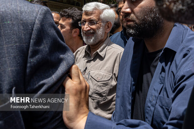 حضور سعید جلیلی در بازار بزرگ تهران