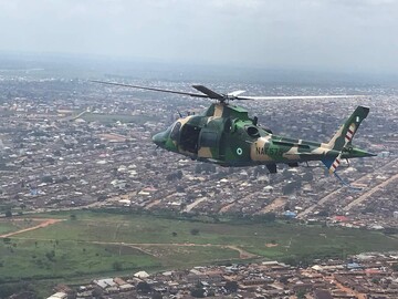 سقوط بالگرد ارتش نیجریه/ خلبان نجات پیدا کرد