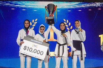 Iranian taekwondo teams champions of World Cup Team Championships