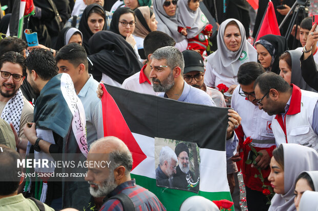 
Families of martyrs of al-Aqsa Storm op in Tehran