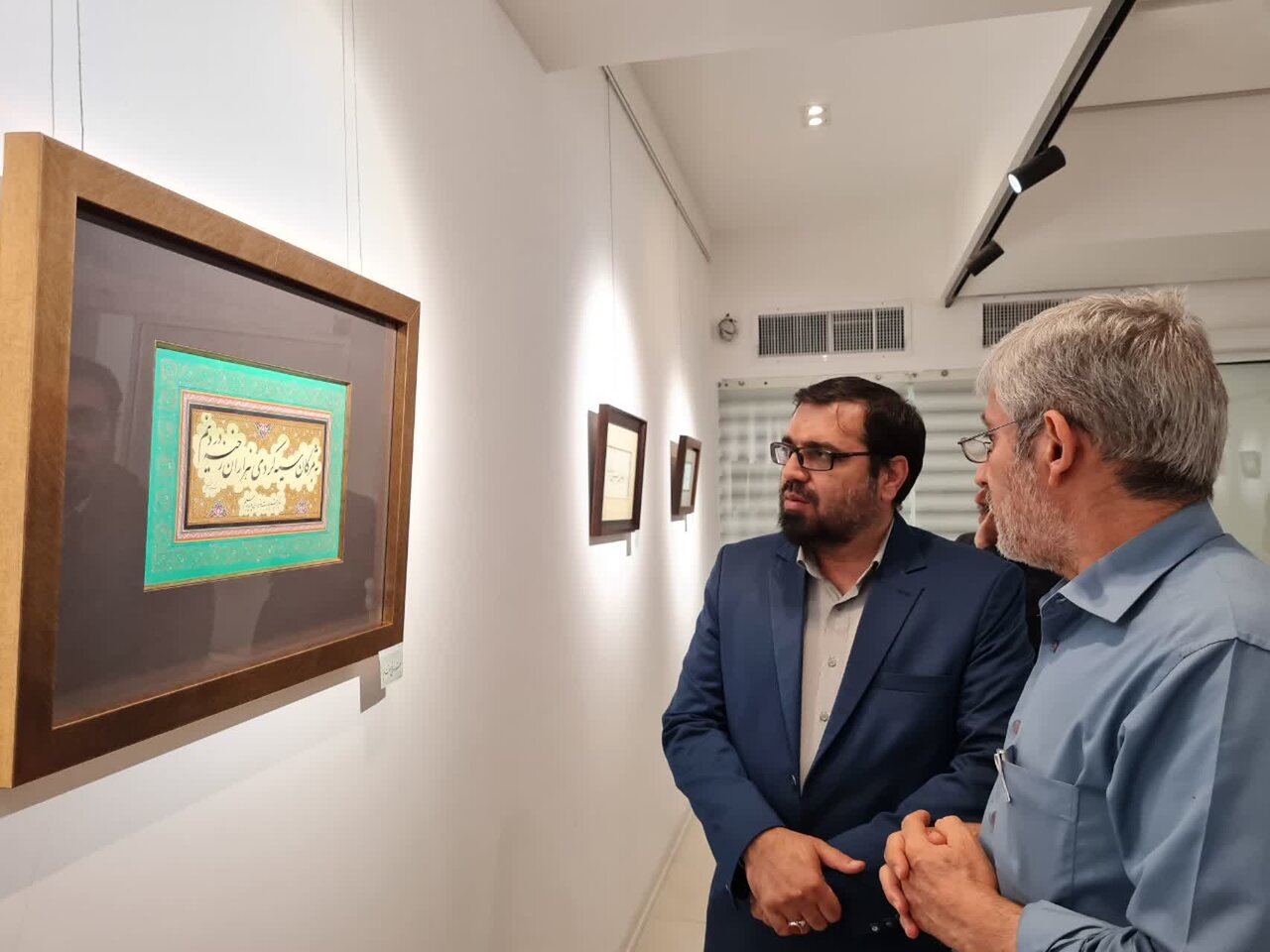 نمایشگاه تخصصی سطر با عنوان «میناگران خط» در سنندج افتتاح شد