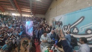 حضور پزشکیان در جمع هوادارانش در کرمانشاه