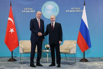 Erdoğan, Astana'da Putin ile görüştü