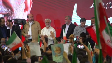VIDEO: Campaign rally of supporters of Saeed Jalili in Tehran