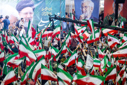 Jalili's campaign rally in Tehran's Mossalla