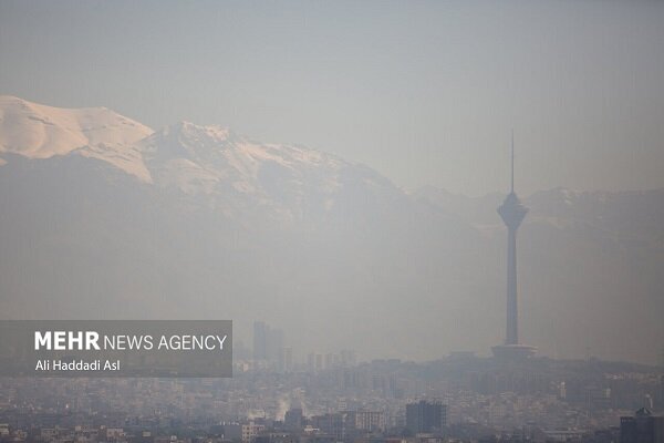 هوای تهران آلوده است / هشدار به گروه‌های حساس