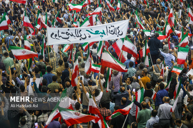 Jalili's campaign rally in Tehran's Mossalla