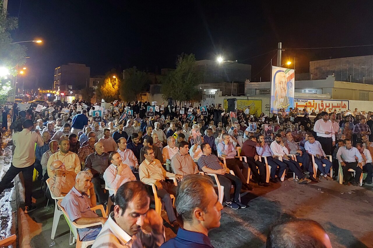 تجمع حامیان جلیلی در برازجان