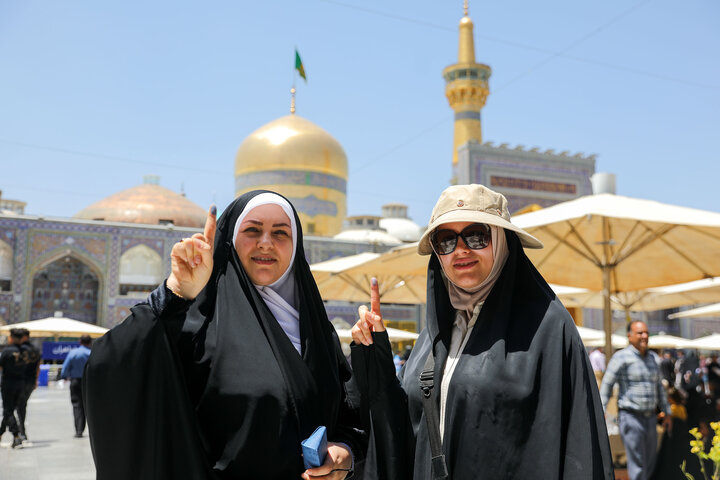 دور دوم انتخابات چهاردهمین دوره ریاست جمهوری در مشهد مقدس
