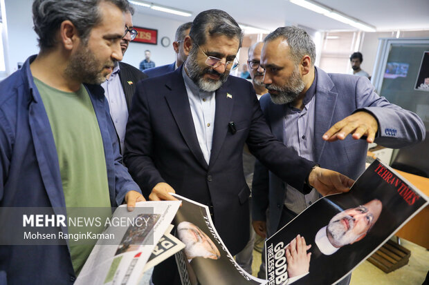 حضور وزیر فرهنگ و ارشاد اسلامی در خبرگزاری مهر 13