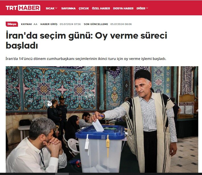 İran'daki seçimler Azerbaycan ve Türkiye medyasına nasıl yansıdı?
