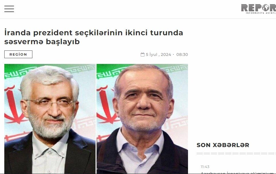 İran'daki seçimler Azerbaycan ve Türkiye medyasına nasıl yansıdı?