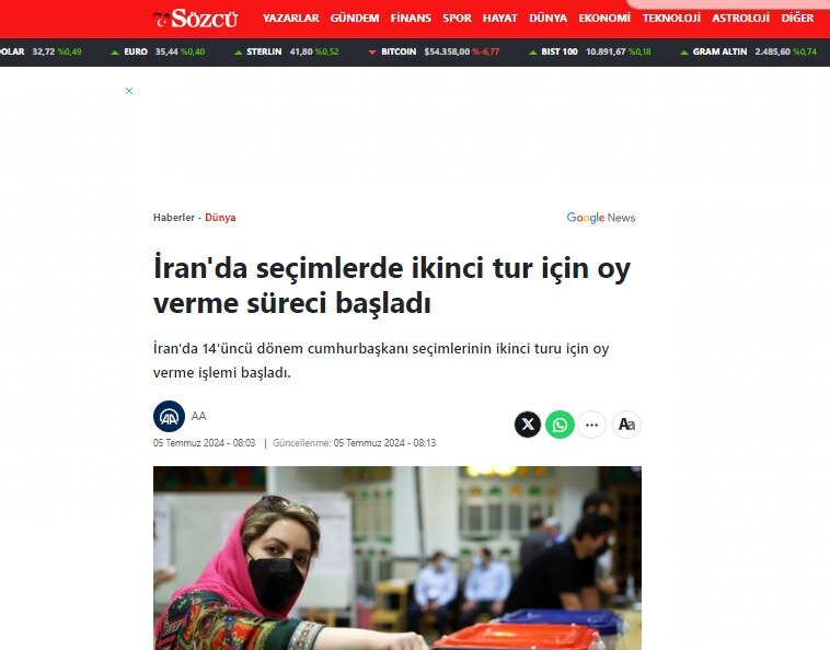 İran'daki seçimler Azerbaycan ve Türkiye medyasına nasıl yansıdı?