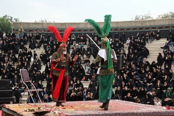 ۱۰ شب مجلس تعزیه‌خوانی در یکی از بزرگترین میدان‌های تهران