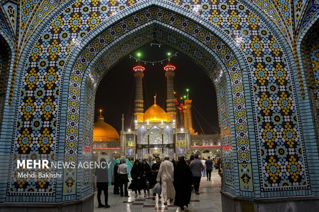 عزاداری شب عاشورای حسینی در قم