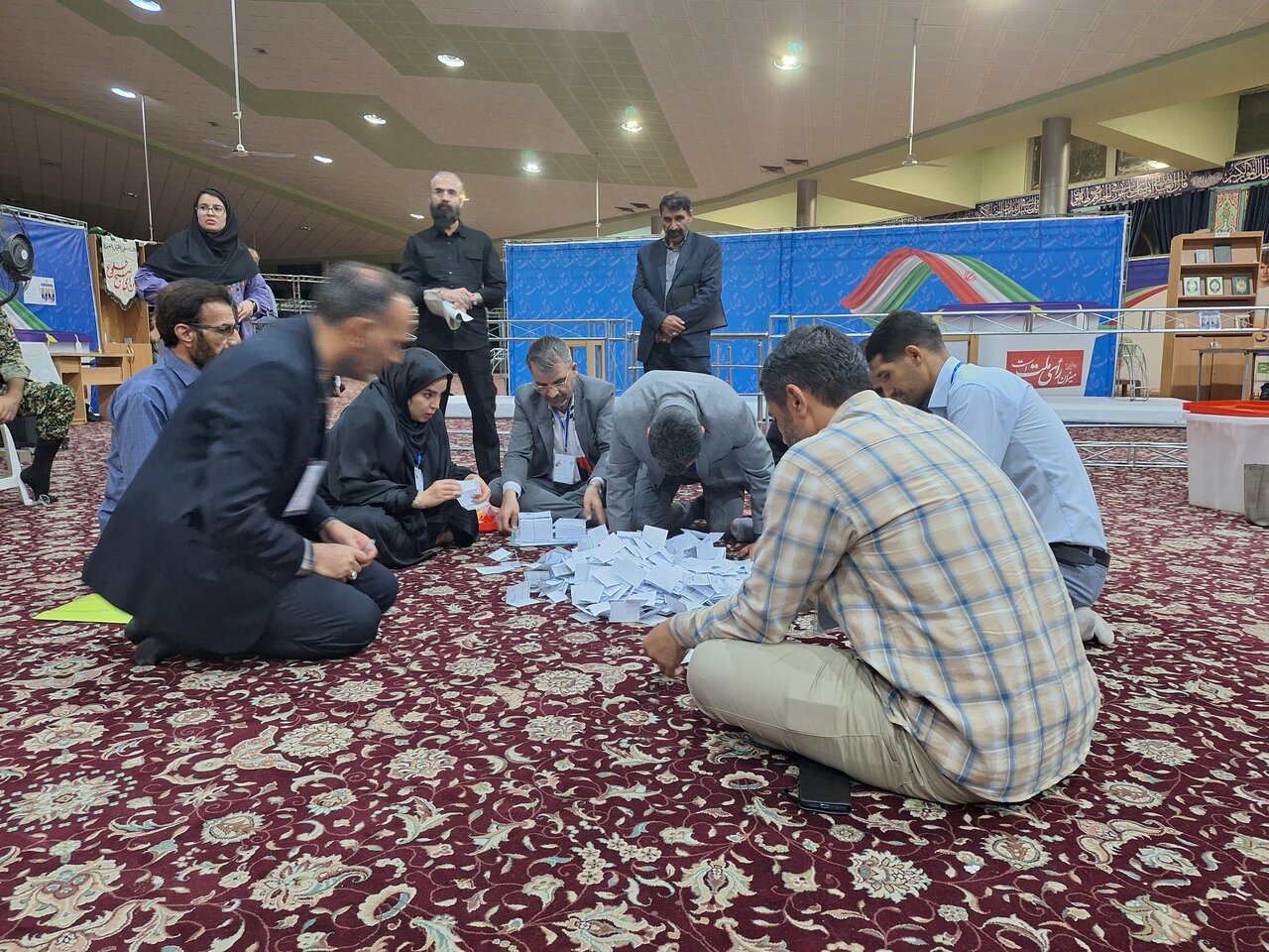 آغاز شمارش آرا در ۱۰۶۸ شعبه اخذ رای در استان مرکزی