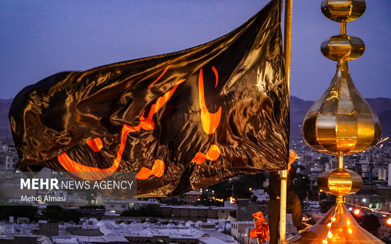 سلام بر محرم/ دارالمؤمنین و دارالمجاهدین همدان سیاهپوش شد