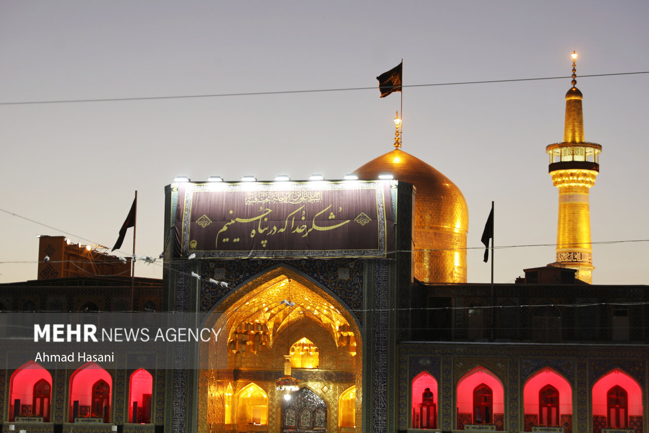 VIDEO: Imam Reza (AS) holy shrine on eve of Muharram