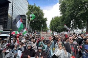 مسيرات منددة بالابادة الجماعية للفلسطينيين في روما ولندن