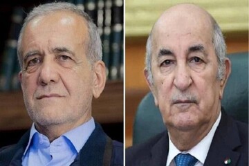 Algerian president congratulates Pezeshkian on his election