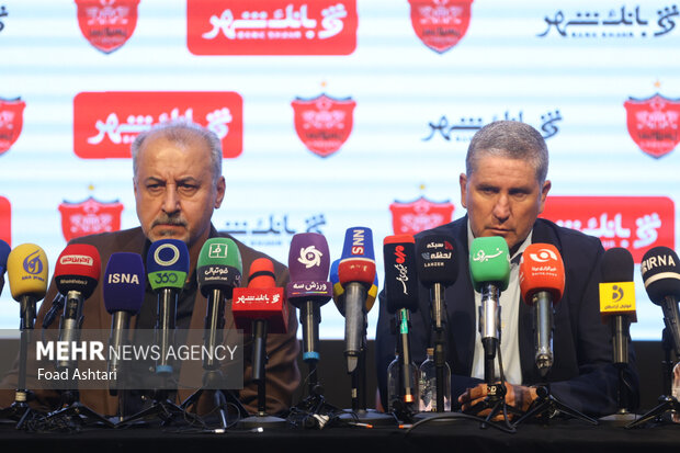 نشست خبری سرمربی جدید تیم فوتبال پرسپولیس 2