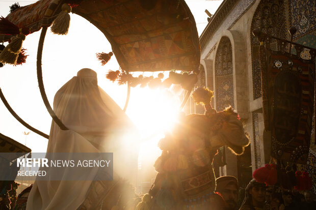 ورود نمادین کاروان امام حسین(ع) به کربلا