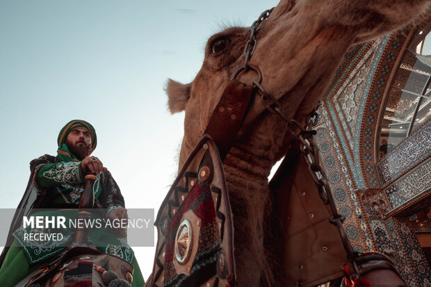 ورود نمادین کاروان امام حسین(ع) به کربلا