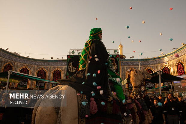 ورود نمادین کاروان امام حسین(ع) به کربلا