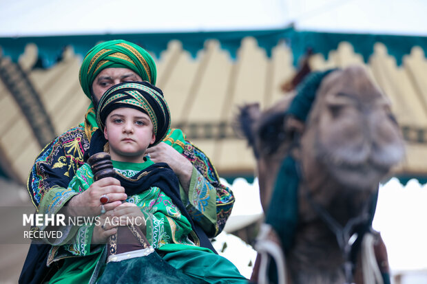 ورود نمادین کاروان امام حسین(ع) به کربلا