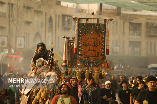 ورود نمادین کاروان امام حسین(ع) به کربلا